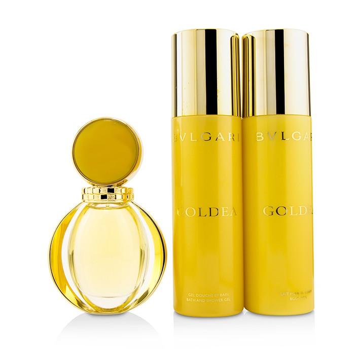 Goldea Coffret: Eau De Parfum Spray 50ml + Body Milk 200ml + Bath & Shower Gel 200ml - 3pcs