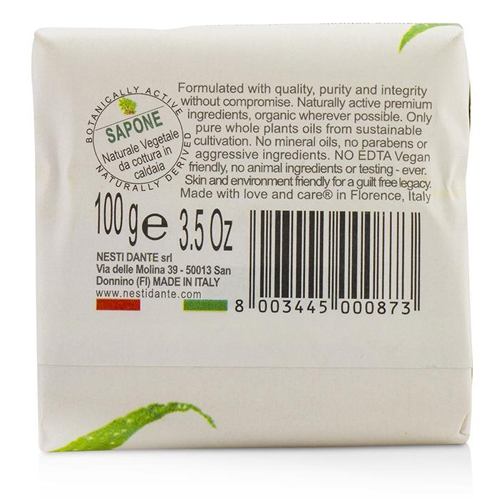 Dal Frantoio Olive Oil Vegetal Soap - Aloe Vera - 100g/3.5oz