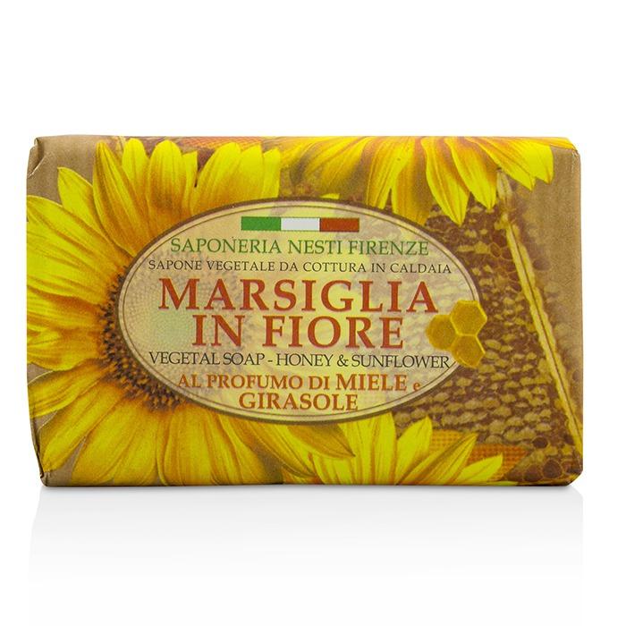 Marsiglia In Fiore Vegetal Soap - Honey & Sunflower - 125g/4.3oz