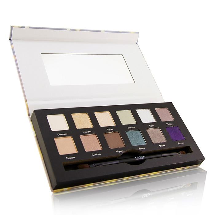 Wanderlust Eye Shadow Palette (12x Eye Shadow, 1x Shadow Brush) - 12x0.8g/0.03oz