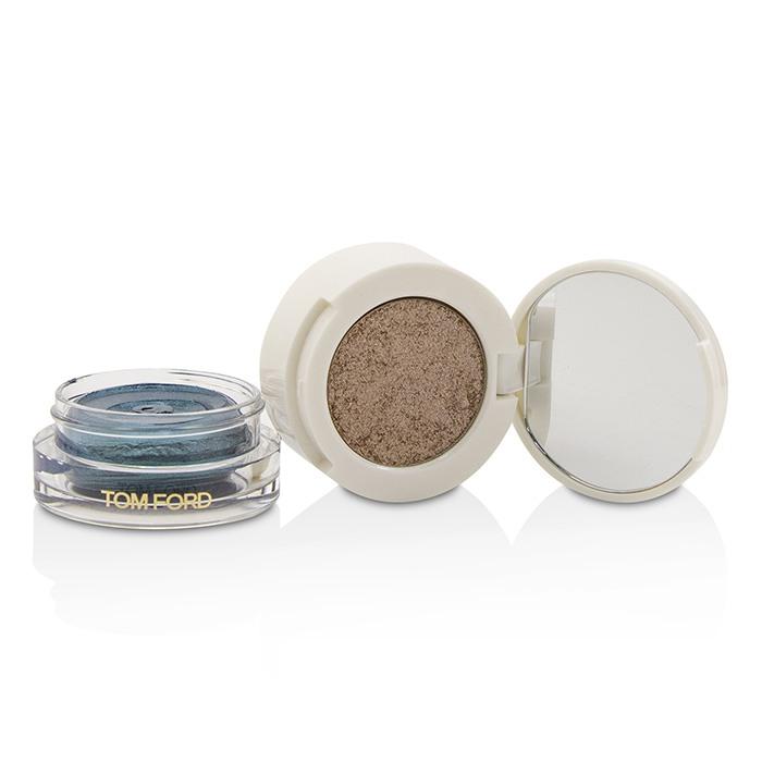 Cream And Powder Eye Color - # 10 Azure Sun - -