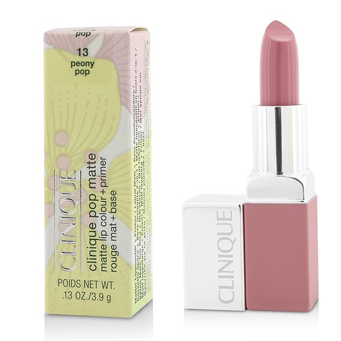 Pop Matte Lip Colour + Primer - # 13 Peony Pop - 3.9g/0.13oz