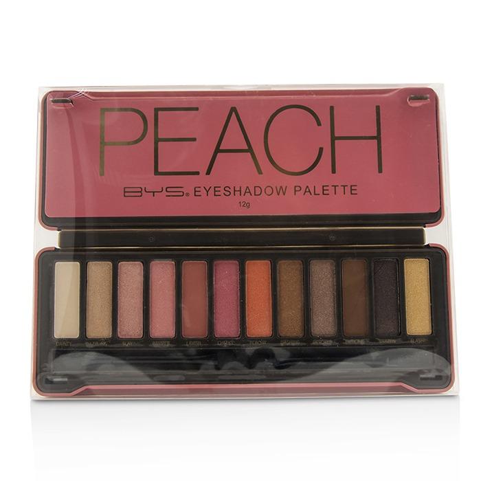 Eyeshadow Palette (12x Eyeshadow, 2x Applicator) - Peach - 12g/0.42oz