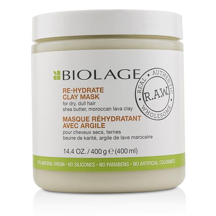 Biolage R.a.w. Re-hydrate Clay Mask (for Dry, Dull Hair) - 400ml/14.4oz