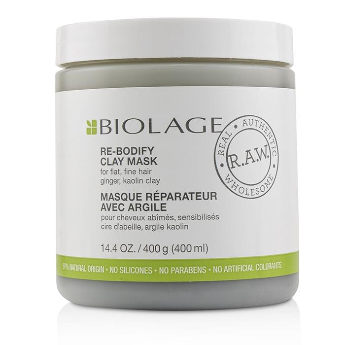 Biolage R.a.w. Re-bodify Clay Mask (for Flat, Fine Hair) - 400ml/14.4oz