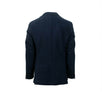 Drop 7 Velour 3 Roll 2 Button Cotton Sport Coat - Navy Blue