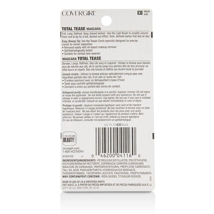 Total Tease Full + Long + Refined Waterproof Mascara - # 830 Black - 6.5ml/0.21oz