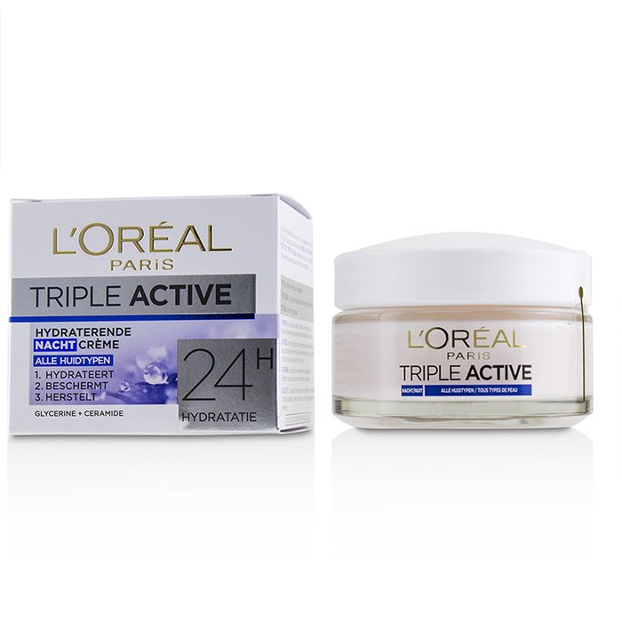 Triple Active Hydrating Night Cream 24h Hydration - For All Skin Types - 50ml/1.7oz
