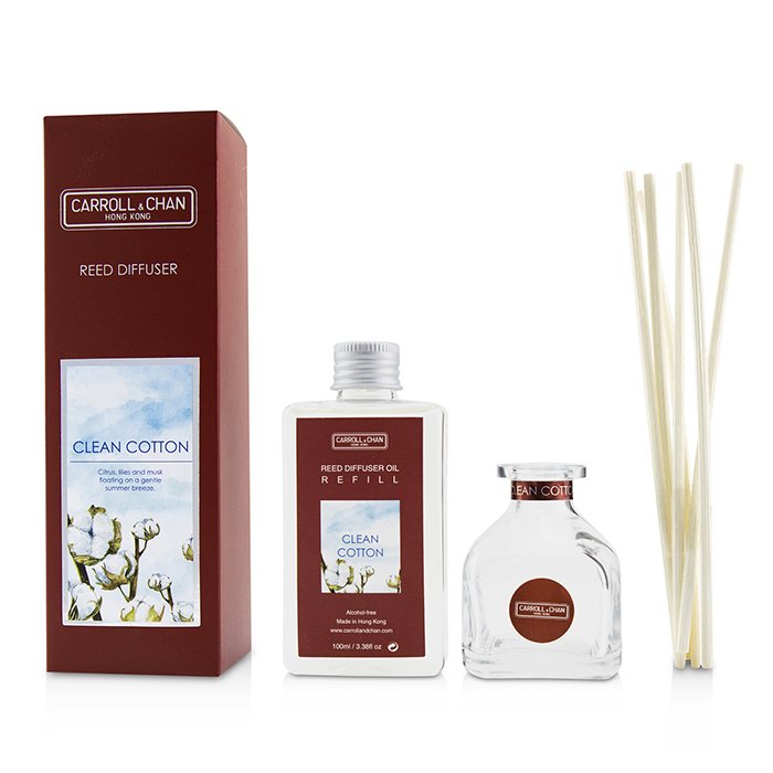 Reed Diffuser - Clean Cotton - 100ml/3.38oz