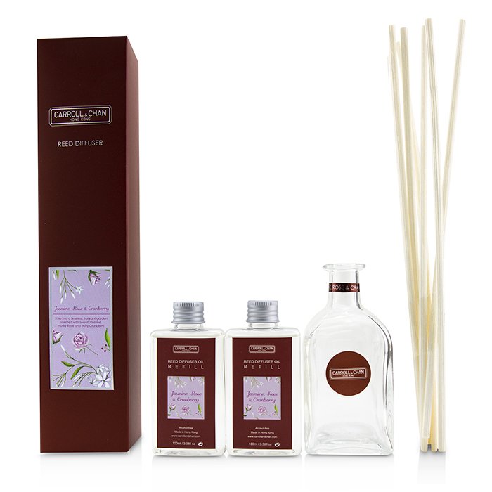 Reed Diffuser - Jasmine, Rose & Cranberry - 200ml/6.76oz