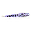 Slant Tweezer (pattern Prints) - Animal Print/ Purple Leopard - -