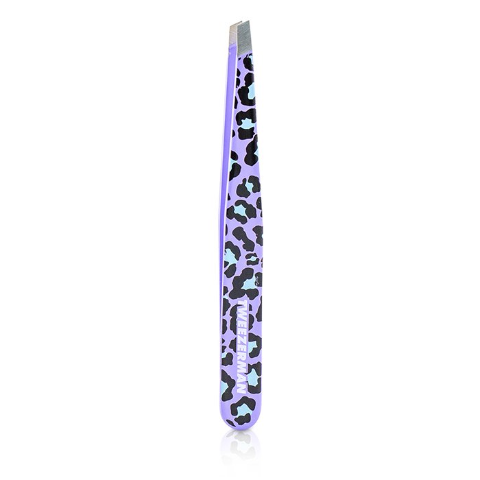 Slant Tweezer (pattern Prints) - Animal Print/ Purple Leopard - -
