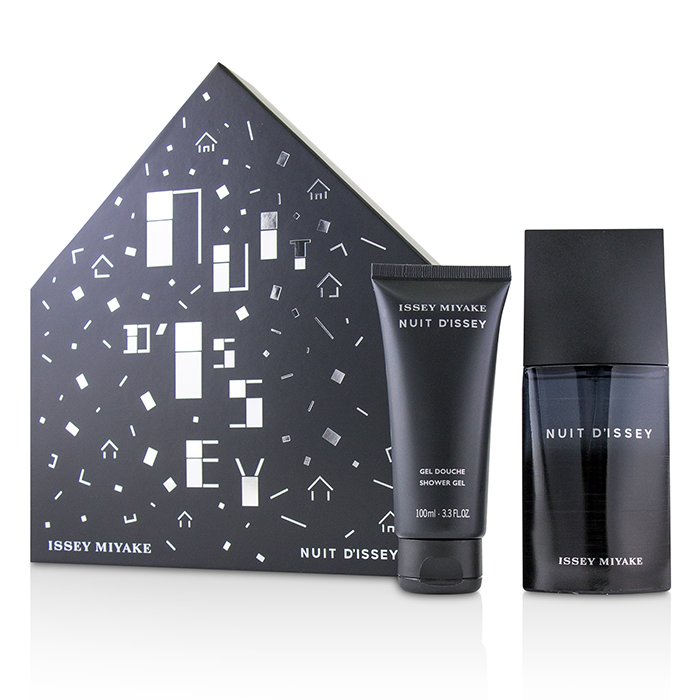Nuit D'issey Coffret: Eau De Toilette Spray 75ml/2.5oz + Shower Gel 100ml/3.3oz - 2pcs