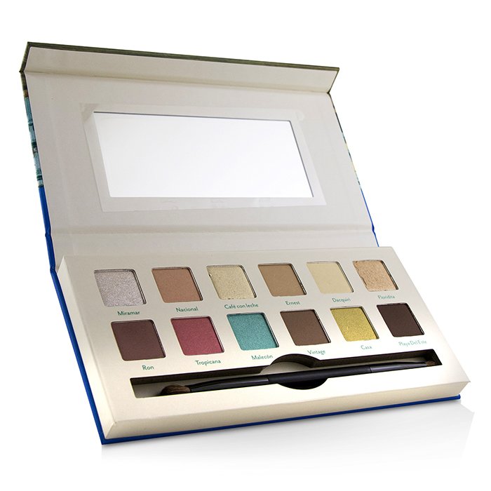 Havana Nights Eye Shadow Palette (12x Eyeshadow, 1x Dual End Brush) - 12x0.8g/0.03oz