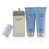 Light Blue Coffret:eau De Toilette Spray 100ml/3.3oz + Body Cream 100ml/3.3oz + B & S Gel 100ml/3.3oz - 3pcs