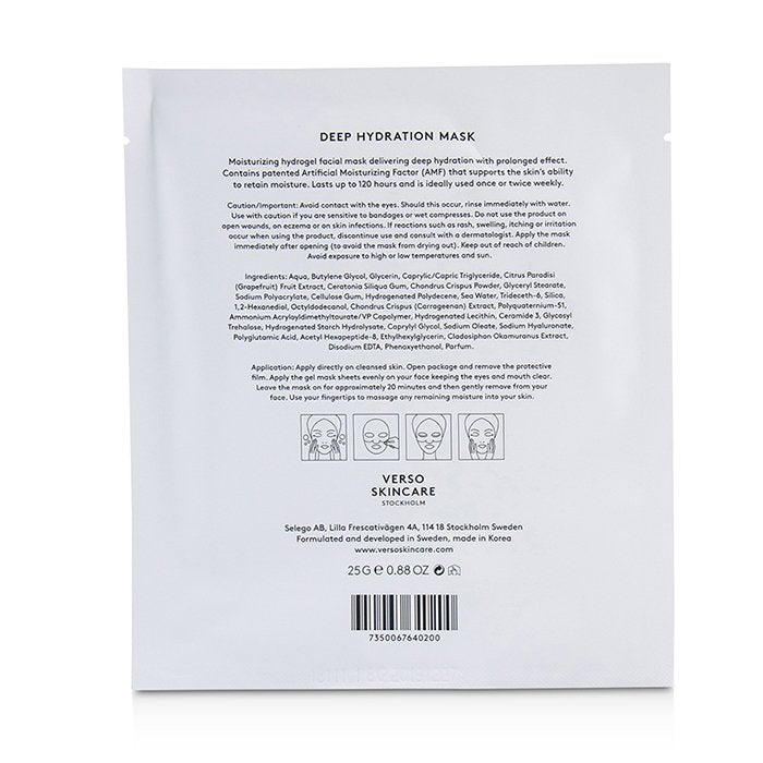 Deep Hydration Mask - 4x25g/0.88oz