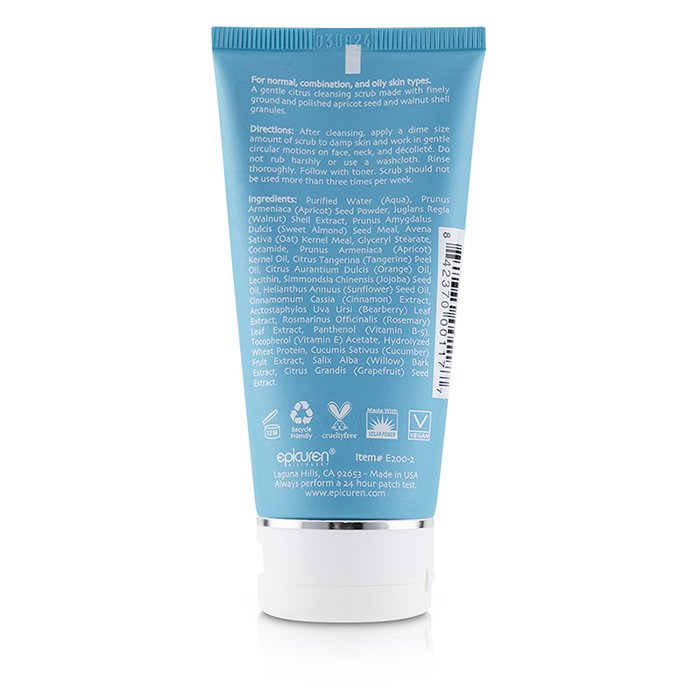 Extra Fine Citrus Facial Scrub - For Normal, Combination & Oily Skin Types - 74ml/2.5oz