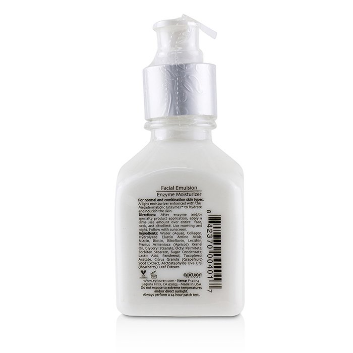 Facial Emulsion Enzyme Moisturizer - For Normal & Combination Skin Types - 125ml/4oz