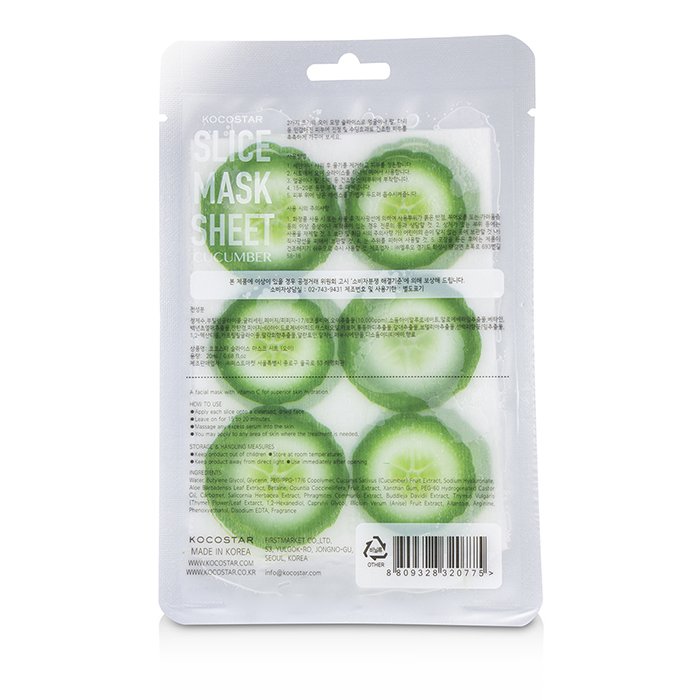 Slice Mask Sheet - Cucumber - 10sheets