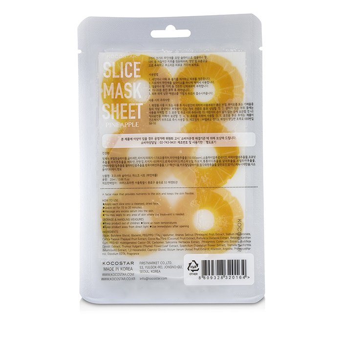 Slice Mask Sheet - Pineapple - 10sheets