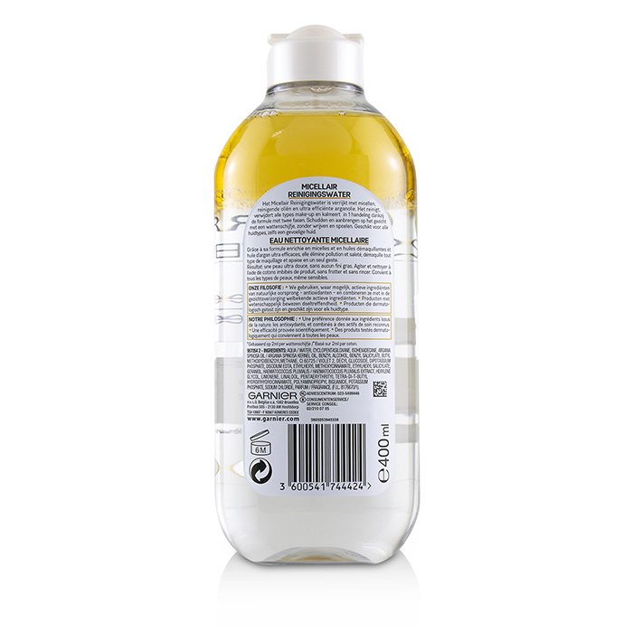 Skinactive Micellar Water - Removes Waterproof Make-up - 400ml/13.3oz