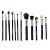Essential Kit Professional Brush Collection - # Black - 12pcs