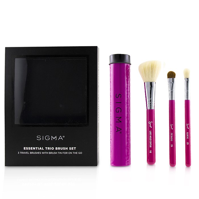 Essential Trio Brush Set - # Pink - 4pcs