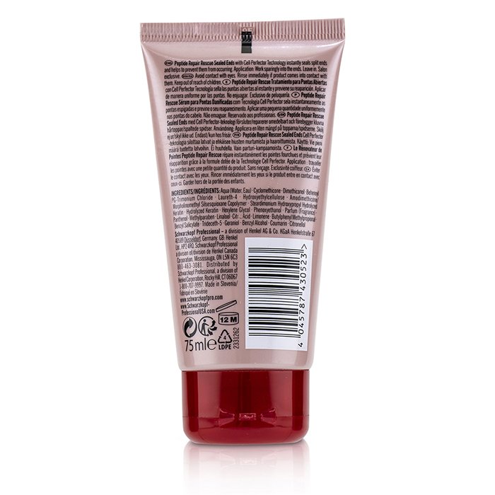 Bc Bonacure Peptide Repair Rescue Sealed Ends (for Damaged Ends) - 75ml/2.5oz