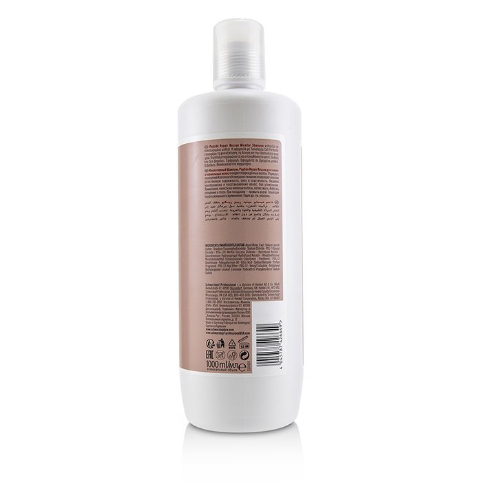 Bc Bonacure Peptide Repair Rescue Micellar Shampoo (for Fine To Normal Damaged Hair) - 1000ml/33.8oz