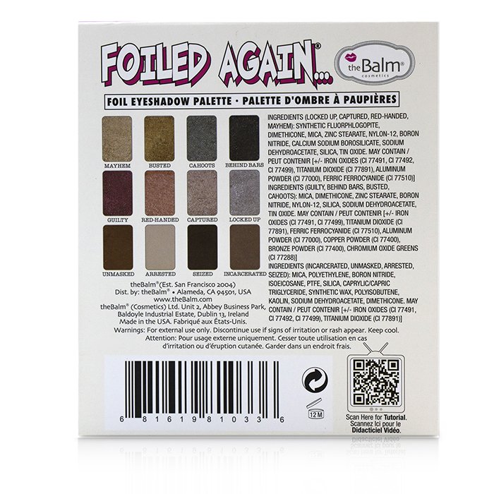 Foiled Again Eye Shadow Palette - 9.6g/0.34oz