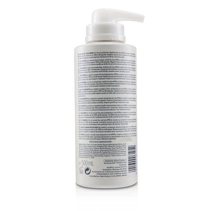 Dual Senses Color 60sec Treatment (luminosity For Fine To Normal Hair) - 500ml/16.9oz