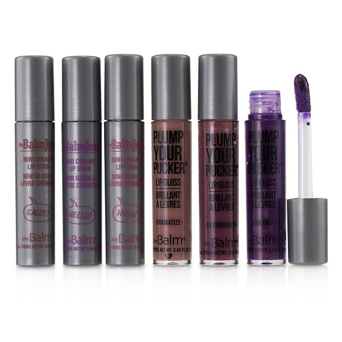 Mini Lip Gloss Kit - # V1 - 6pcs