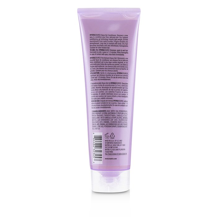 Biolage Hydrasource Aqua-gel Conditioner (for Fine, Dry Hair) - 250ml/8.5oz