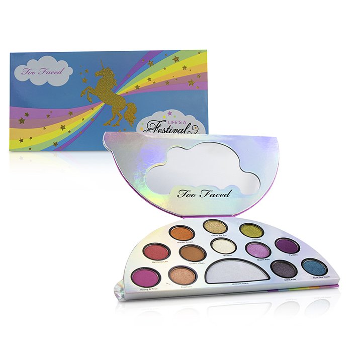 Life's A Festival Ethereal Eye Shadow & Highlighting Palette - 12.6g/0.47oz