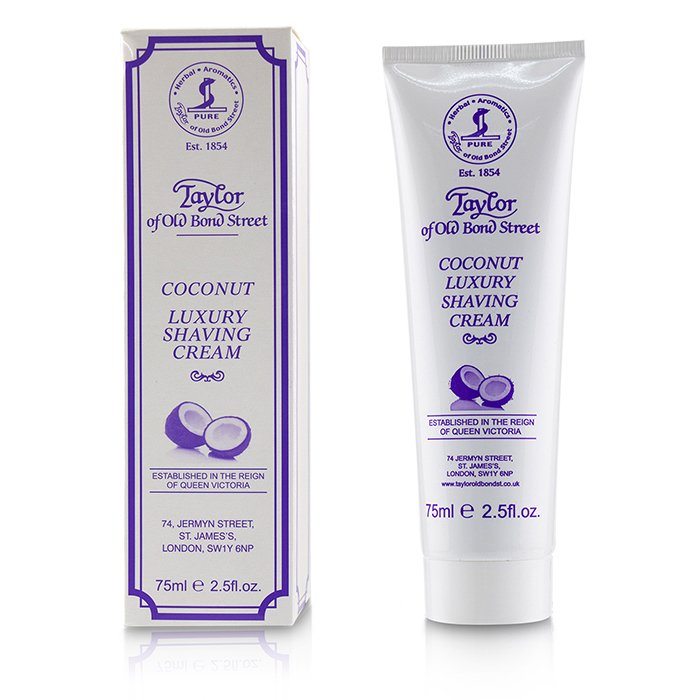 Coconut Luxury Shaving Cream - 75ml/2.5oz