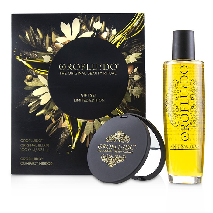 The Original Beauty Ritual Limited Edition Gift Set: Original Elixir 100ml + Compact Mirror - 2pcs