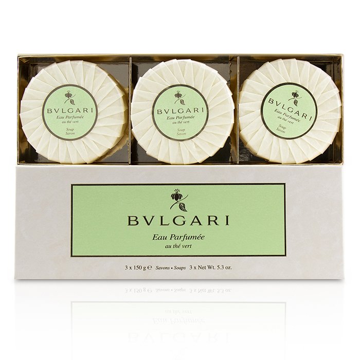 Eau Parfumee Au The Vert Soap - 3x150g/5.3oz
