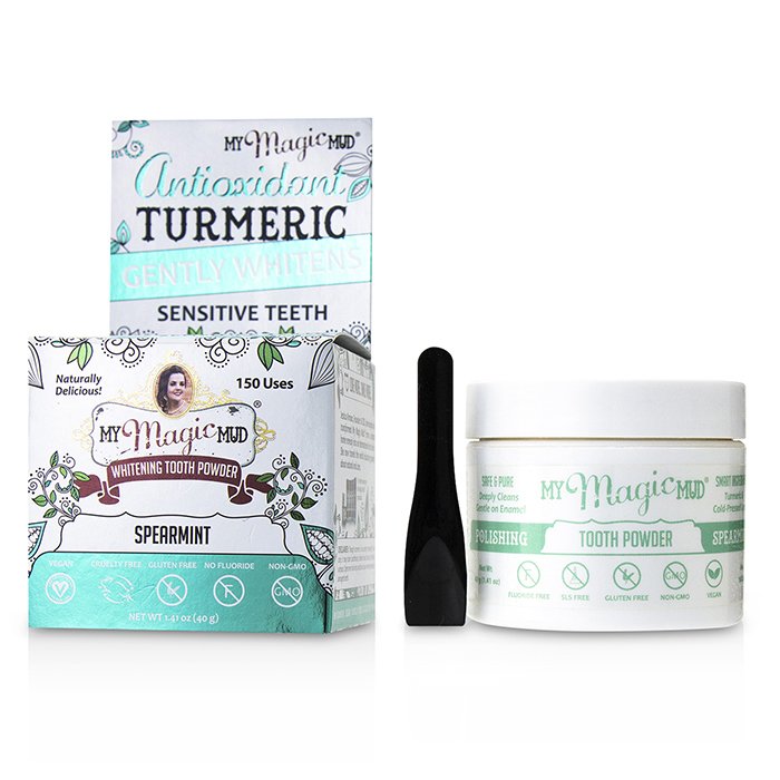 Turmeric Whitening Tooth Powder - Spearmint - 40g/1.41oz