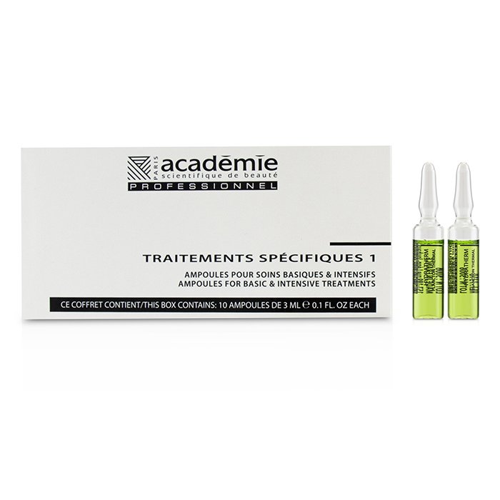 Specific Treatments 1 Ampoules Hydratherm (green) - Salon Product - 10x3ml/0.1oz