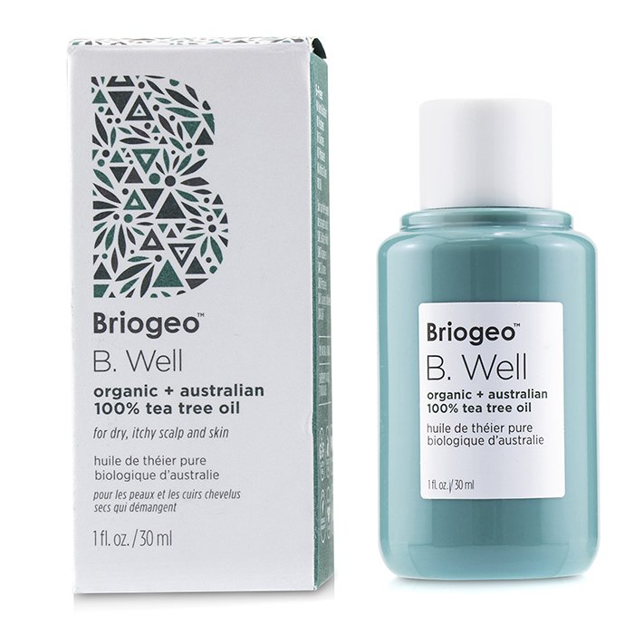 B. Well Organic + Australian 100% Tea Tree Oil (for Dry, Itchy Scalp And Blemishes) - 30ml/1oz