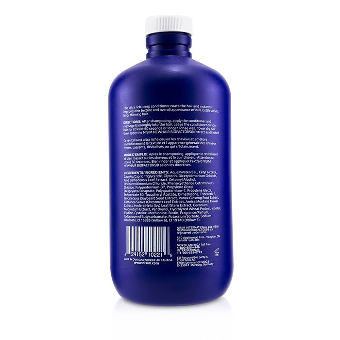 Newhair Biofactors Finishing Rinse Conditioner - No Sulfates - 1000ml/33oz