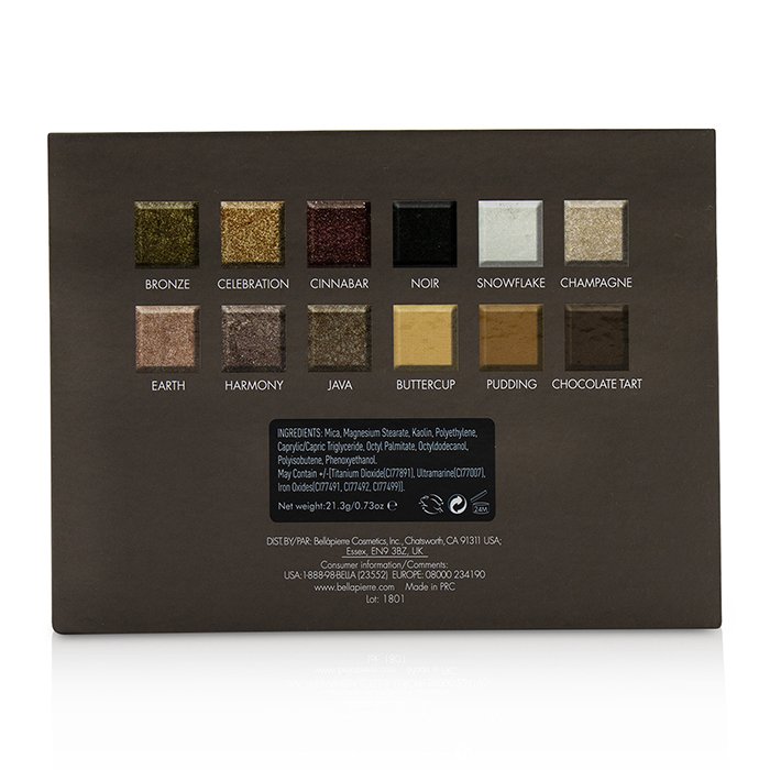 12 Color Pro Natural Eye Palette (12x Eyeshadow) - 21.3g/0.73oz