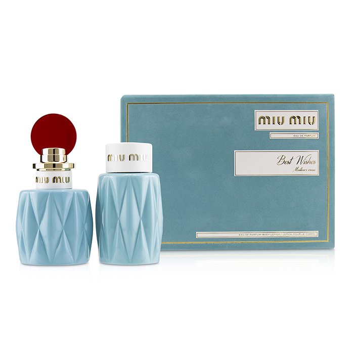 Miu Miu Coffret: Eau De Parfum Spray 50ml/1.7oz + Perfumed Body Lotion 100ml/3.4oz - 2pcs