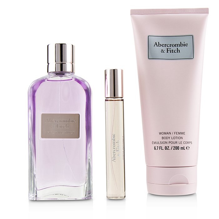 First Instinct Coffret: Eau De Parfum Spray 100ml/3.4oz + Body Lotion 200ml/6.7oz + Eau De Parfum Spray 15ml/0.5oz - 3pcs