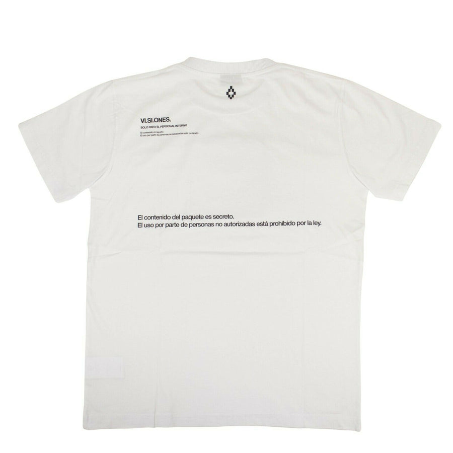 Cotton Multicolored Floppy Disk T-Shirt - White