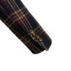 Drop 7 Plaid 3 Roll 2 Button Wool Sport Coat - Navy Blue