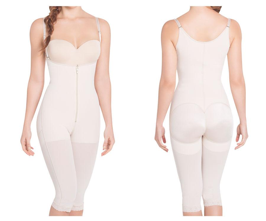 High Compression Braless Capri Body Shaper