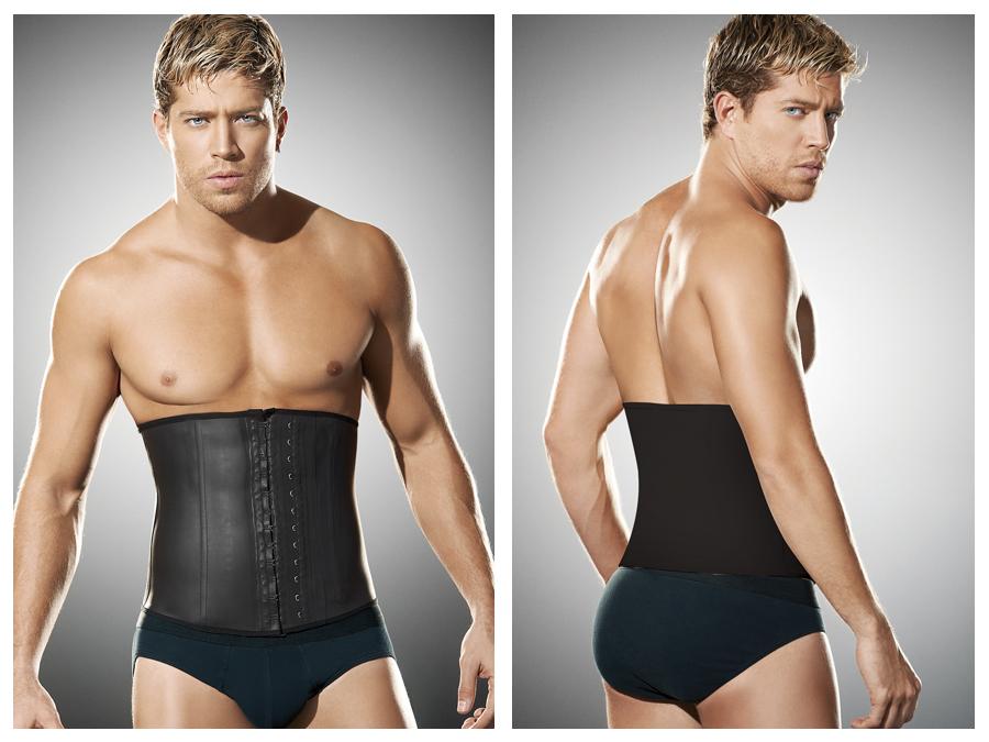 Latex Men Girdle Body Shaper