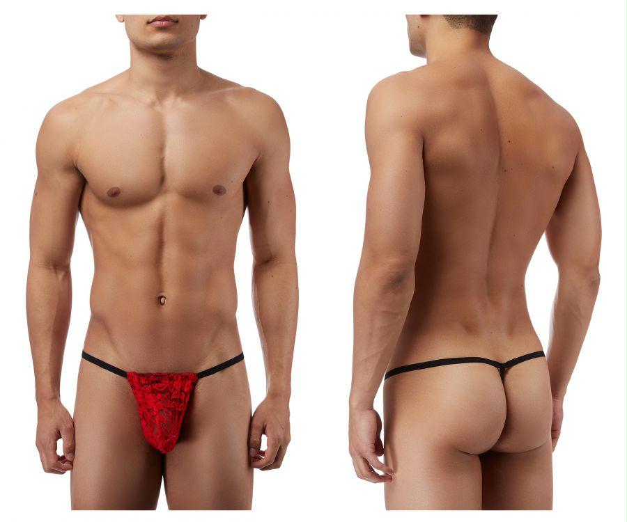 Stretch Lace Posing Strap Thong
