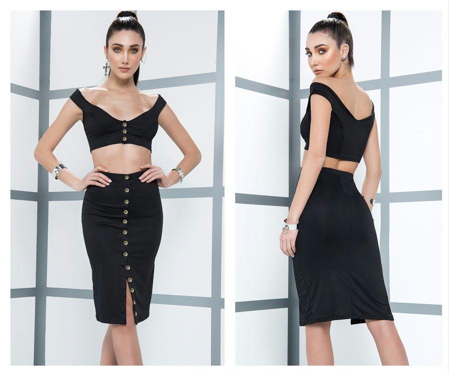 Top and Skirt Set